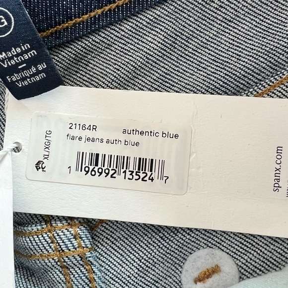 SPANX SPANXshape EveryWear Flare Jeans Authentic Blue Size XL NEW - Picture 10 of 15